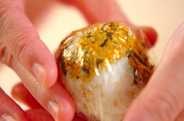 彩りおにぎりの作り方の手順2