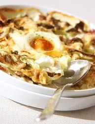 春キャベツのクリームオーブン焼き