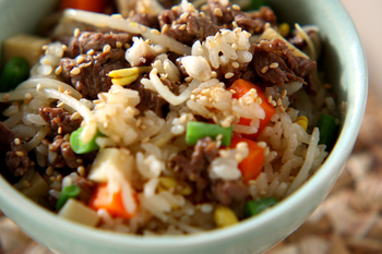 モヤシの炊き込みご飯