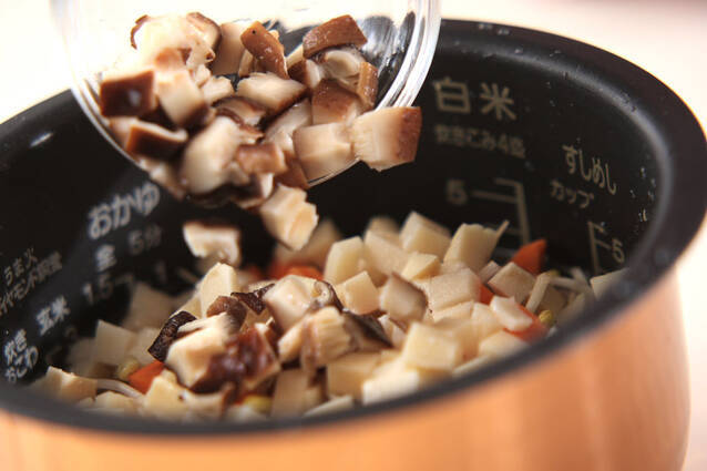 モヤシの炊き込みご飯の作り方の手順8