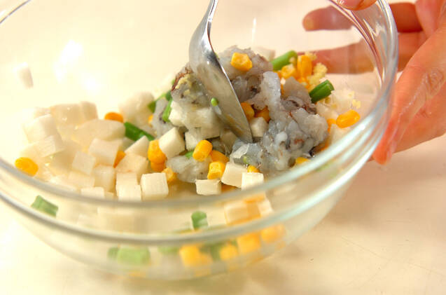 エビの落とし揚げの作り方の手順6