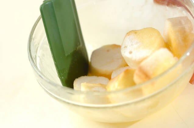 メープル風味の麩ラスクの作り方の手順1