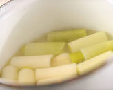 とろとろネギのマスタードソースがけの作り方2