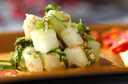 混ぜるだけで一品完成！やみつき大根のナムル