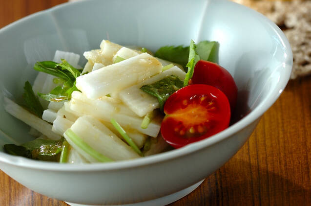 長芋のワサビ酢和え