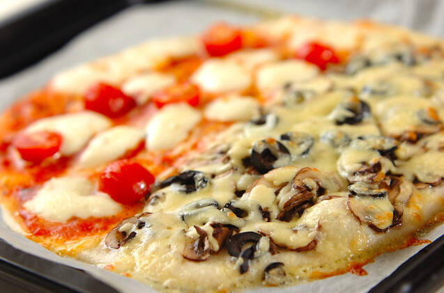 ハーフ＆ハーフピザの作り方の手順13