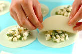 チーズのラビオリ風の作り方1