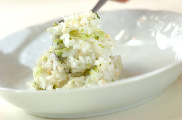サキイカスープのリゾットの作り方の手順5