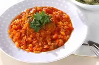 塩サバのトマト煮