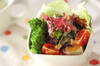 海藻と豆腐サラダの作り方の手順