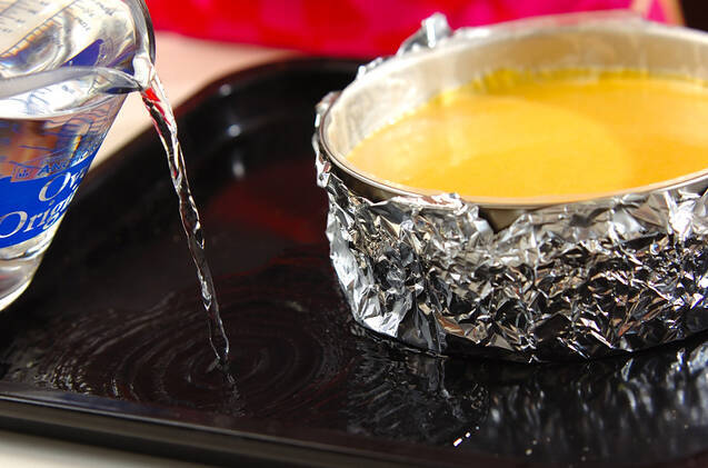 カボチャのチーズケーキの作り方の手順6