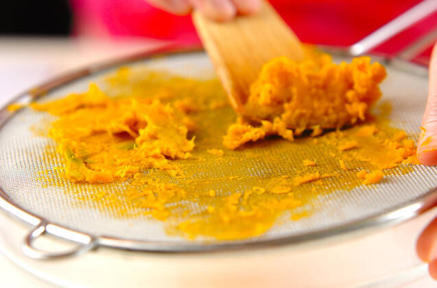 カボチャのチーズケーキの作り方の手順4