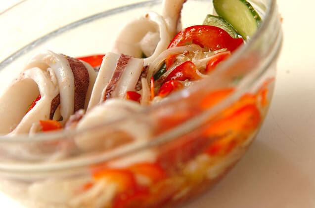 さっぱり！プリプリイカのマリネの作り方の手順7