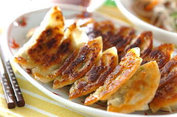 ゴボウ入り餃子