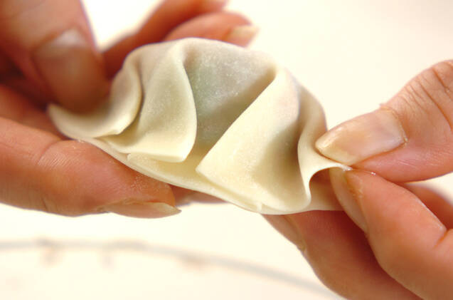 ゴボウ入り餃子の作り方の手順6