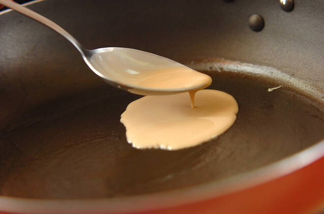 黒糖あんこ巻きの作り方の手順2