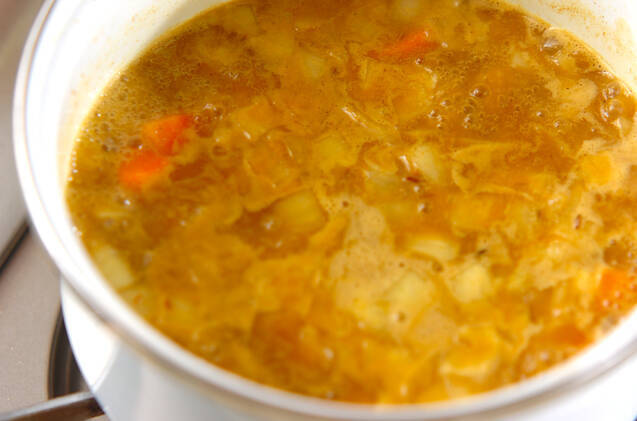ラム肉のカレースープ煮の作り方の手順3