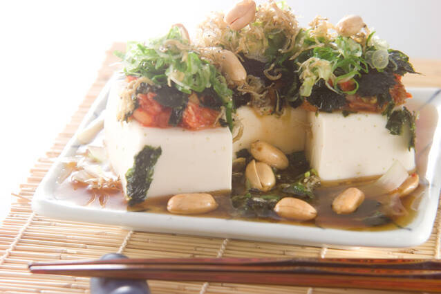 キムチやっこサラダ