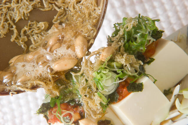 キムチやっこサラダの作り方の手順3