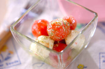 プチトマトのバジルマリネ