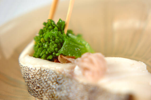 白身魚の桜蒸しの作り方の手順3