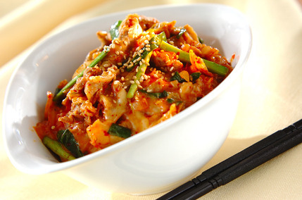 豚キムチーズ丼