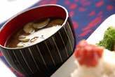 ナスのみそ汁