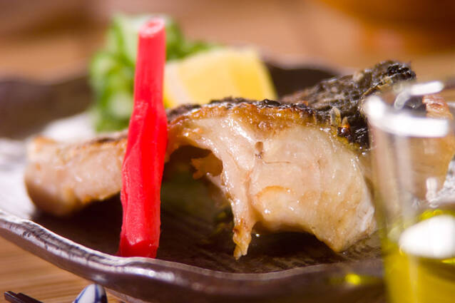 スズキの塩焼き