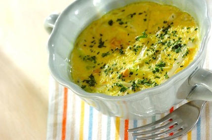 白菜とツナのカレーミルクスープ