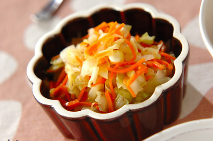 キャベツのマスタードマリネ