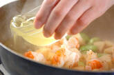 エビの春色中華炒めの作り方3