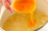 玉ネギの卵とじの作り方3