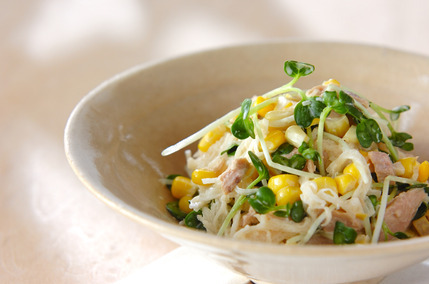 大根とコーンのサラダ