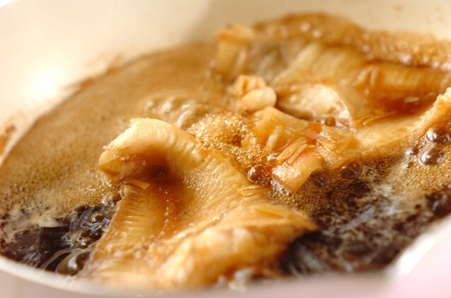 赤魚と小松菜の煮付けの作り方の手順5