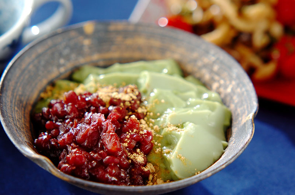 2.抹茶ミルクプリン 