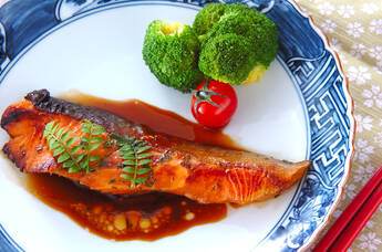 サーモンの木の芽焼き