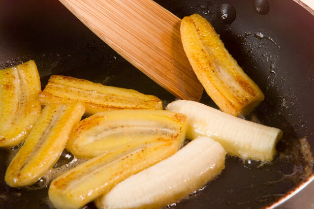 焼きバナナ・クルミパンの作り方の手順2
