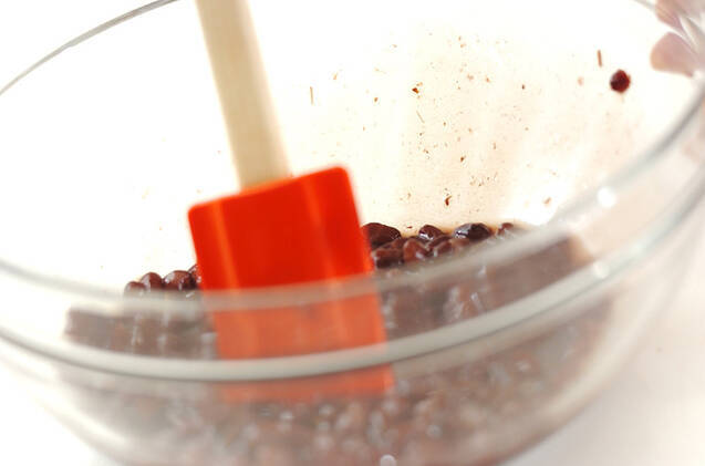 簡単小豆のデザートの作り方の手順1