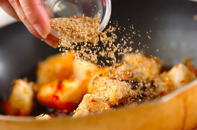 長芋のピリ辛炒めの作り方の手順6