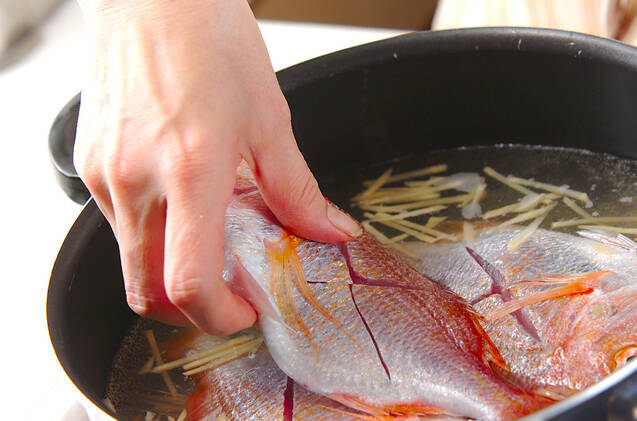 連子鯛の煮付けの作り方の手順5