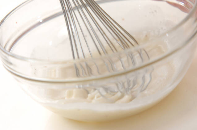 ニラ納豆のチヂミの作り方の手順3