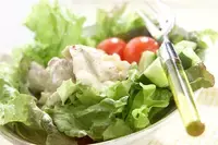 ゆで鶏マスタード和え