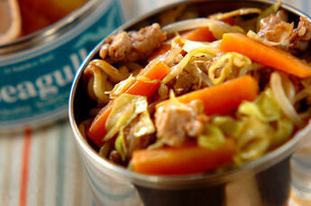 レンジで簡単！屋台風焼きそば