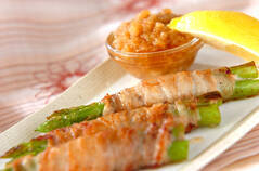 アスパラの豚バラ巻