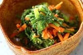 菊菜のゴマ和え