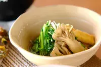 水菜のサッと煮