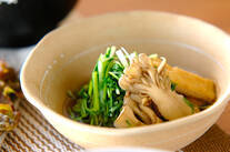 水菜のサッと煮