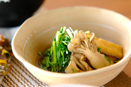 水菜のサッと煮