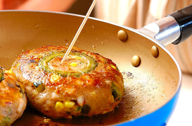 夏のなごりハンバーグの作り方の手順8