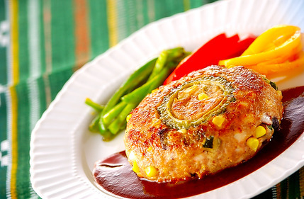 夏のなごりハンバーグ